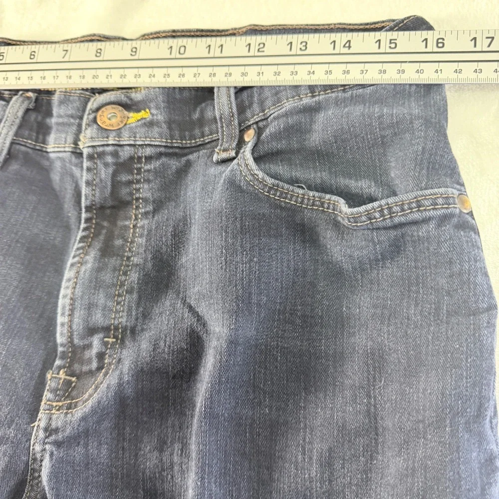 Wrangler Jeans Straight Fit Dark Wash‎ Blue Denim 5-Pocket 34X30